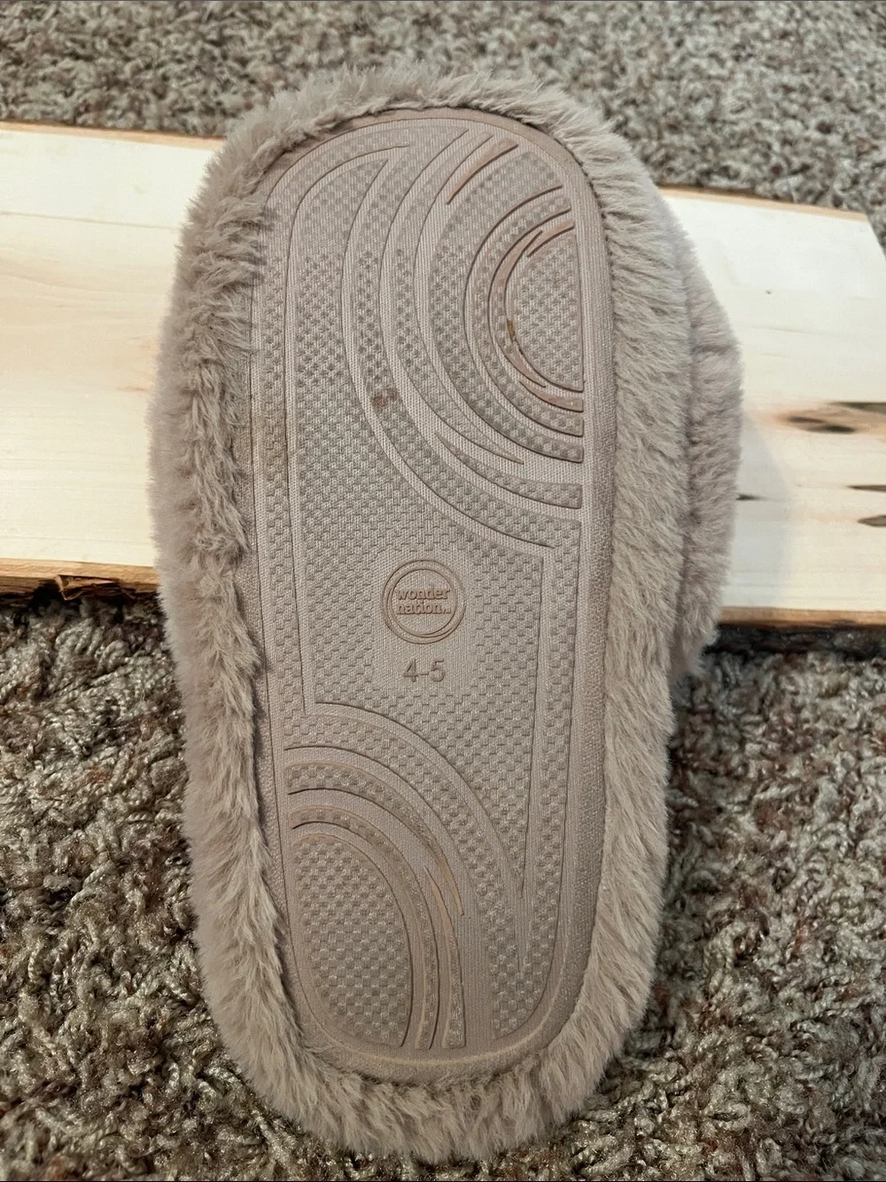 Wonder Nation Bunny Slippers